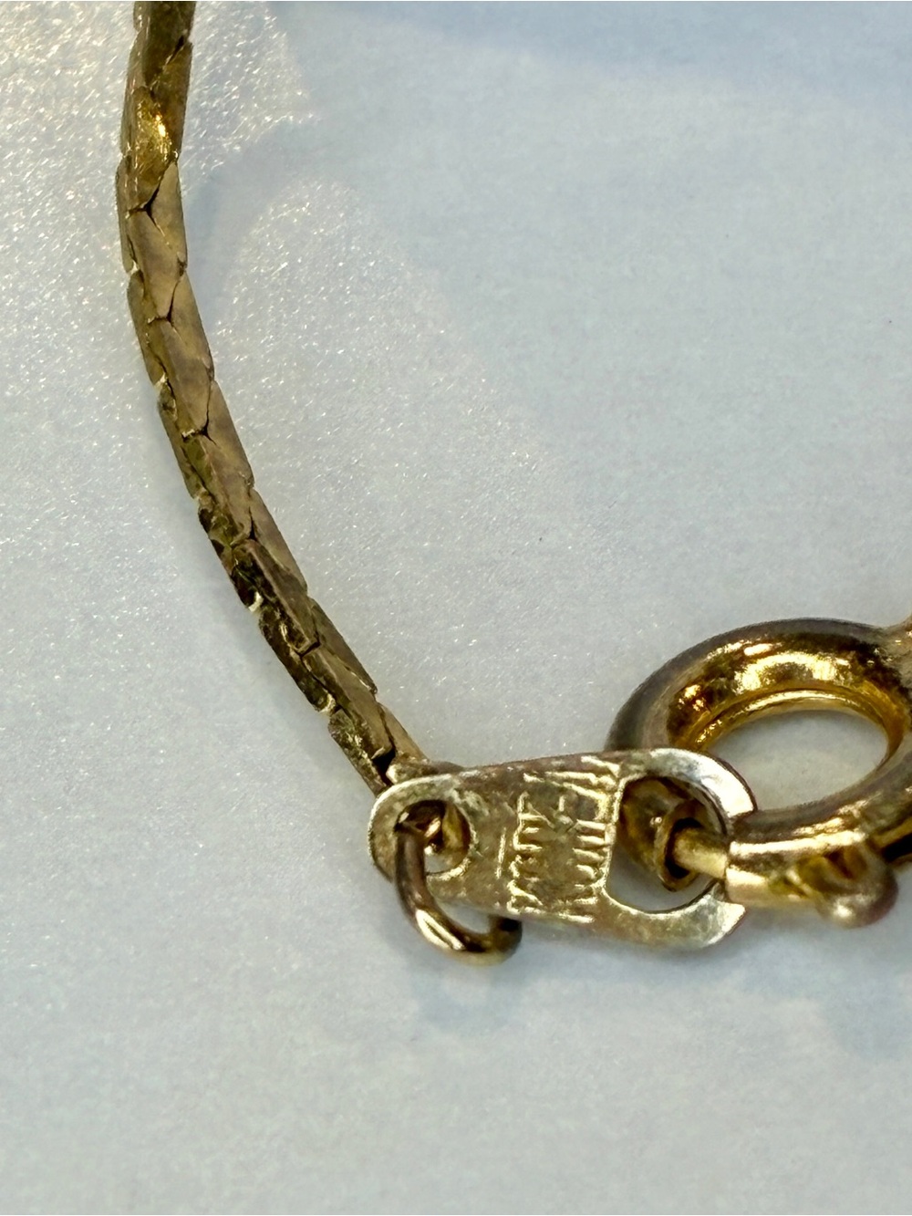 Vintage 10K ESEMCO Gold Chain Necklace Repair + Dainty Bracelet Bundle - Picture 6 of 15